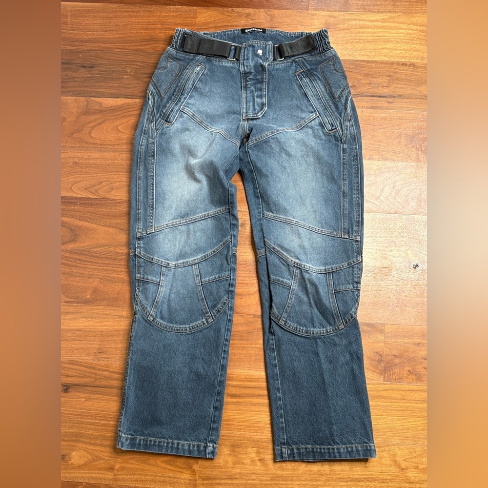 EB Denim Moto Jeans Women’s Small - Picture 2 of 16